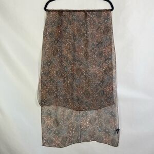 Mark Rozier Br Print Silk Scarf